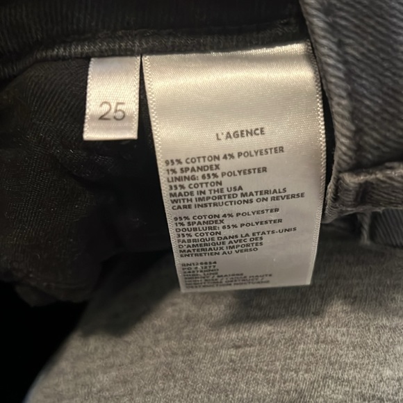 L’Agence black jeans with rips - Picture 4 of 6